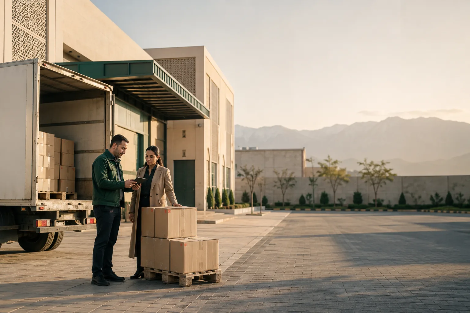 Livraison porte-à-porte d'une commande importée au Maroc